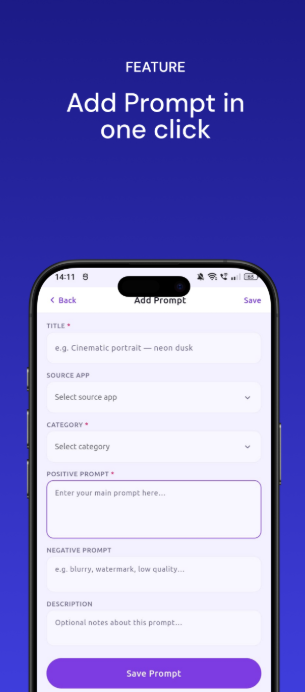 PromptVault: AI Prompt Manager — image 2