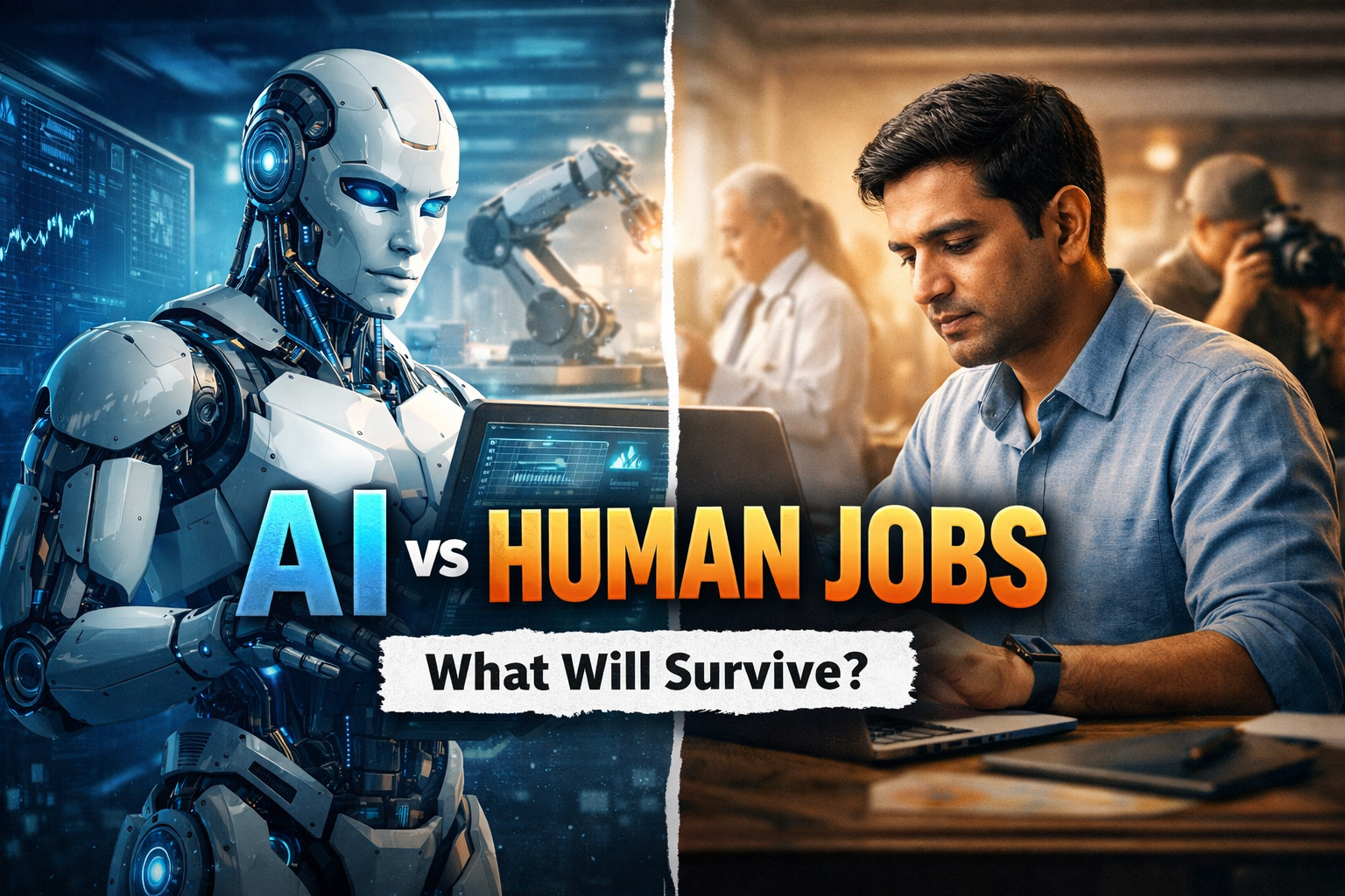 AI vs Human Jobs – What Will Survive in 2026?