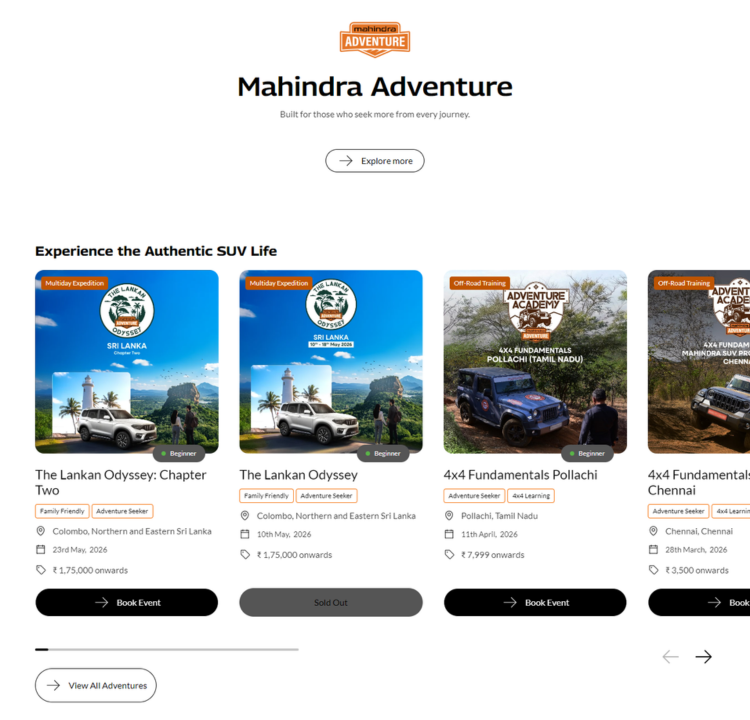 Mahindra Adventure